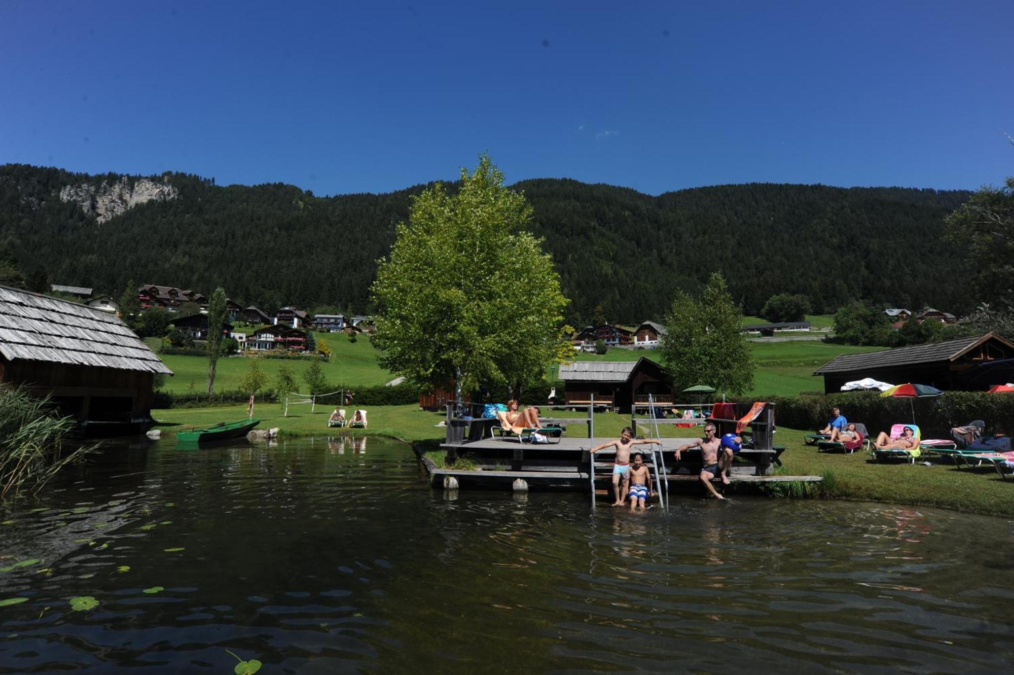 Hotel Haus Stampfer à Weissensee Extérieur photo